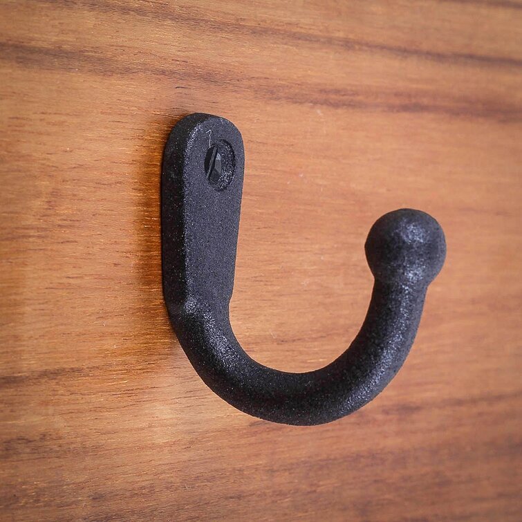 Rod iron outlet wall hooks